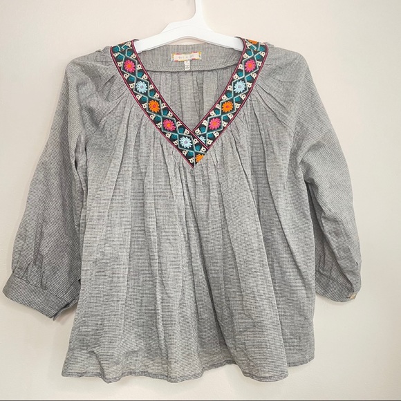 Anthropologie ERI + ALI Kaleidoscope Blouse - Picture 4 of 8